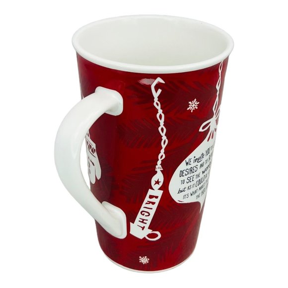 Starbucks Holiday 2009 Wish, Hope, Love, Peace, Light New Bone China Coffee Mug - Picture 4 of 9